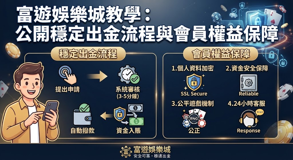 公開穩定出金流程與會員權益保障